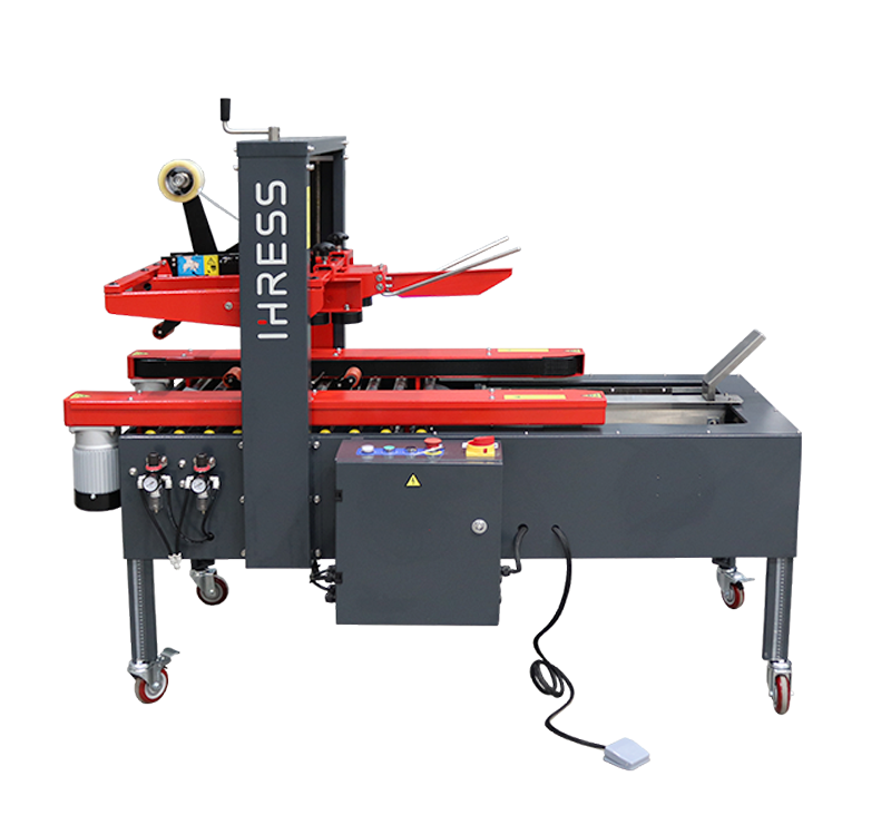 Cerradora de cajas con formado semiautomático 1 Precintadora de cajas semiautomática iP15F