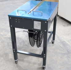 Flejadora Semiautomatica de mesa Lateral