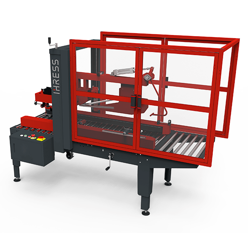 Precintadora de cajas automatizada monoformato