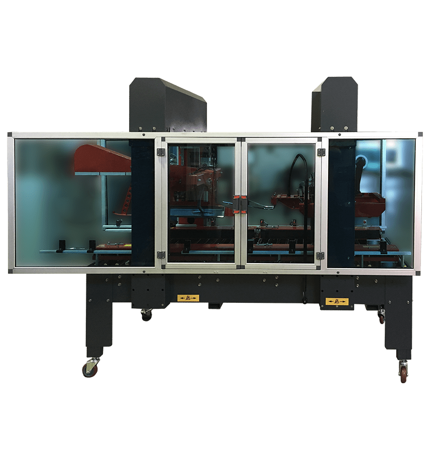 Precintadora de cajas automática multiformato