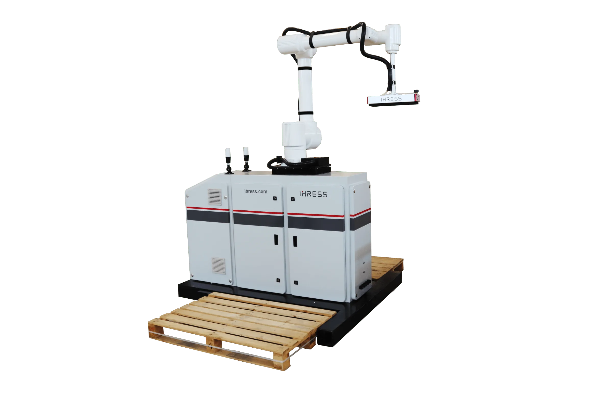 Máquina paletizadora 2 robot paletizador