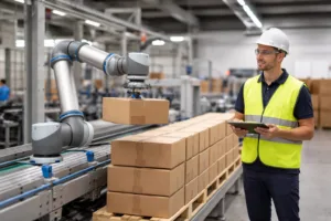 automatización del paletizado en planta